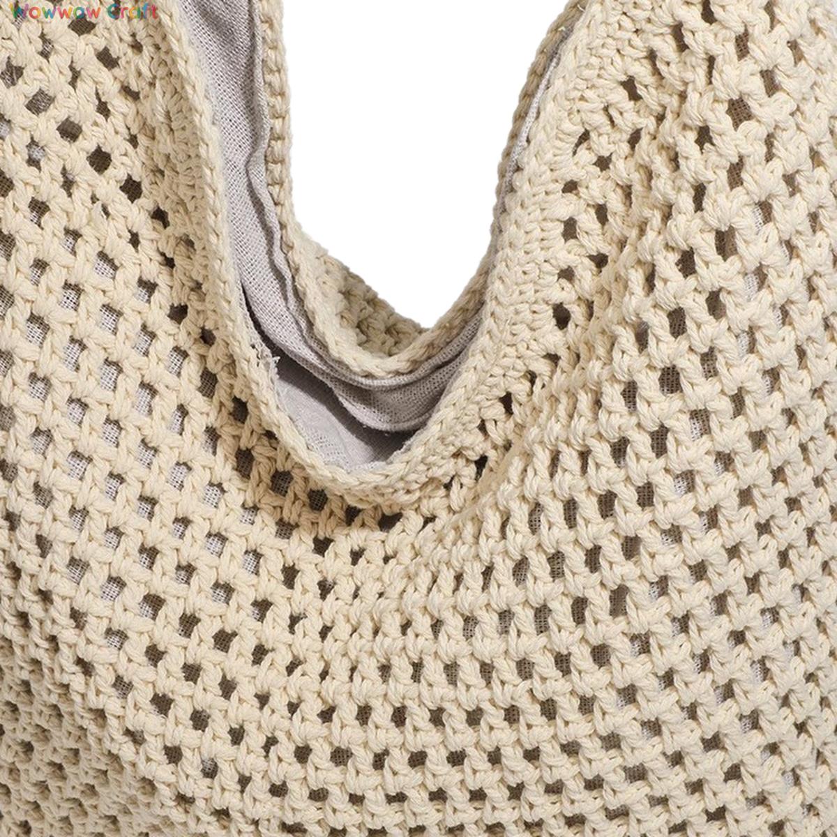 Shoulder Bags,Totes,Crochet Bags,Handmade crochet handbag with unique shoulder straps - Beach bag for seaside holiday